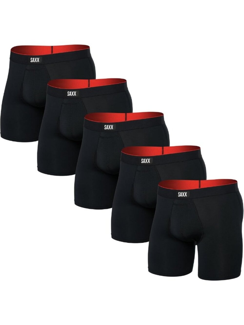 Men's Multi-Sport Mesh Boxer Briefs - 5-Pack, Breathable Comfort, Athletic Fit